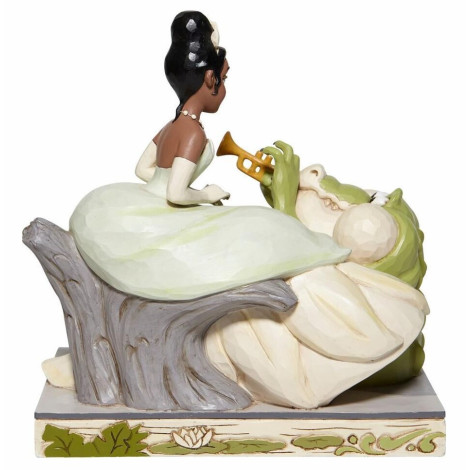 Tiana e o Sapo Figura da Floresta Branca Enesco