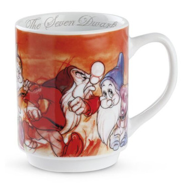 Conjunto de caneca e toalha de mesa Disney Branca de Neve