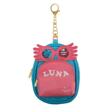 Porta-chaves mini mochila Luna Lovegood Harry Potter