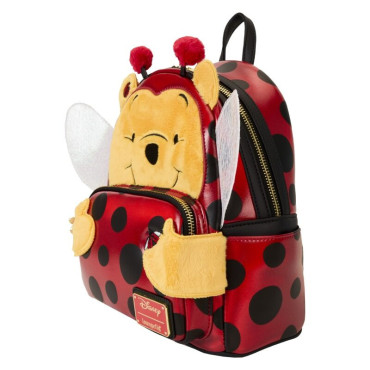 Loungefly Saco de mochila Winnie the Pooh com fantasia de joaninha