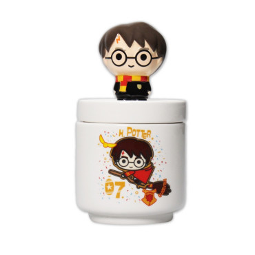 Frasco de cerâmica Harry Potter 3D Kawaii