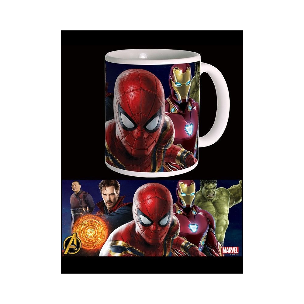 Caneca Homem-Aranha Vingadores Guerra Infinita