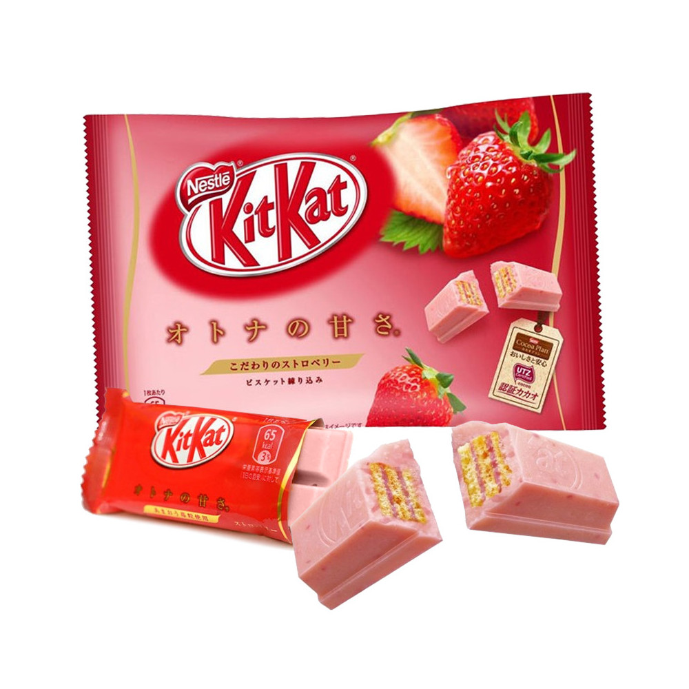 Kit Sabor Morango-Kat Snack Japonês