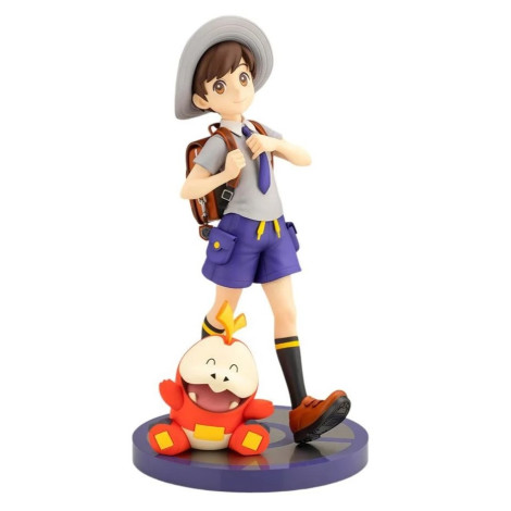 Pokémon Estatua ARTFXJ PVC 1/8 Florian & Fuecoco 20 cm