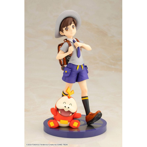 Pokémon Estatua ARTFXJ PVC 1/8 Florian & Fuecoco 20 cm