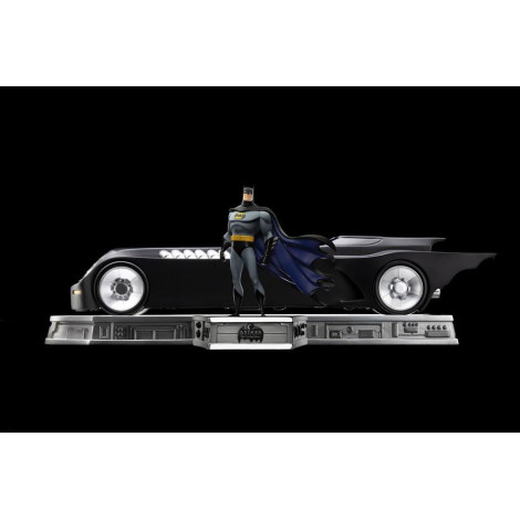 Batman A Série Animada (1992) Conjunto de Arte Escala 1/10 Deluxe Batman e Batmobile 24 Cm