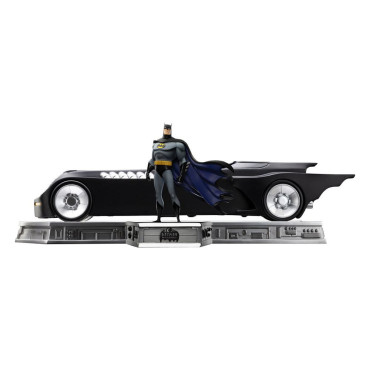 Batman A Série Animada (1992) Conjunto de Arte Escala 1/10 Deluxe Batman e Batmobile 24 Cm