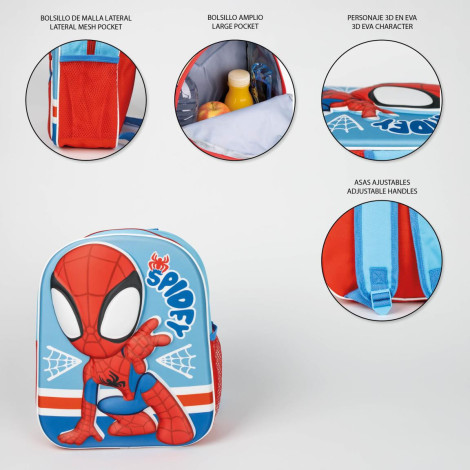 MOCHILA PARA CRIANÇA 3D SPIDEY