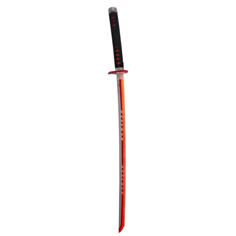 Katana de bambu Mingshao Kamado Tanjirou com luz Demon Slayer