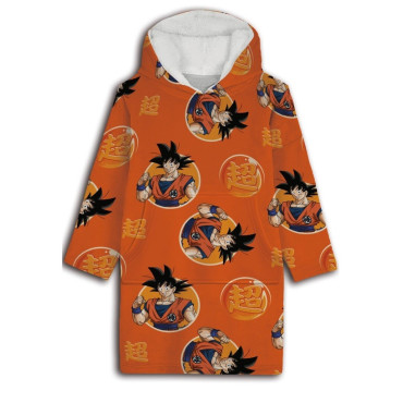 Dragon Ball Poncho Goku Flanela Adulto