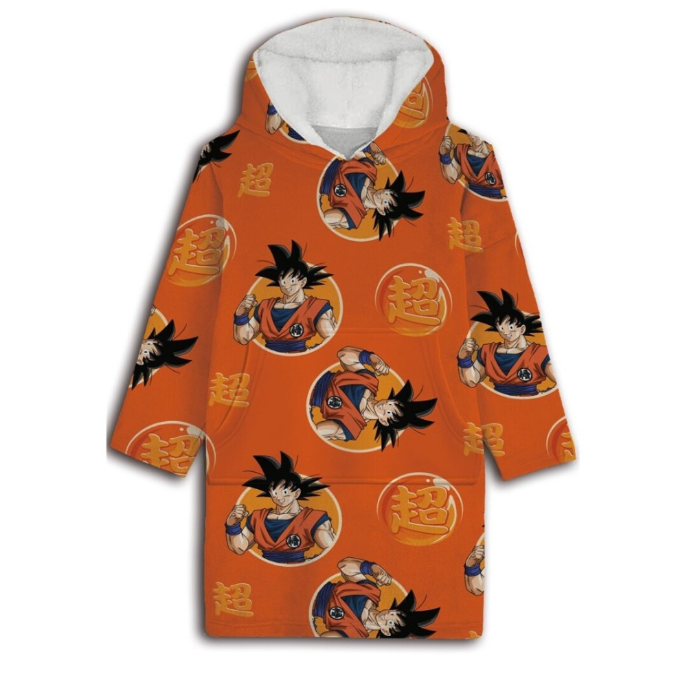 Dragon Ball Poncho Goku Flanela Adulto