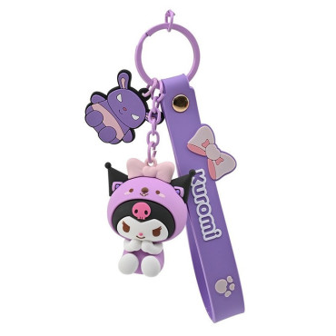 Porta-chaves Kuromi Hello Kitty