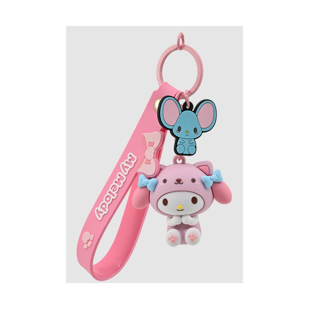 Porta-chaves My Melody Hello Kitty