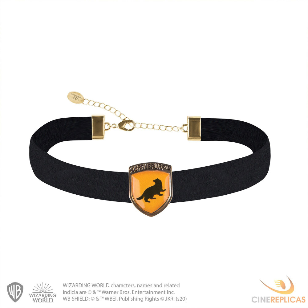 Colar de veludo Harry Potter Hufflepuff