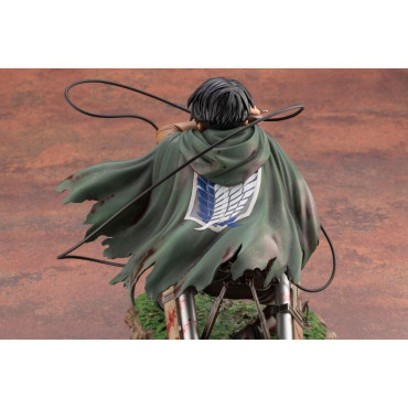 Attack on Titan Estatua ARTFXJ PVC 1/7 Levi Fortitude Ver. 17 cm