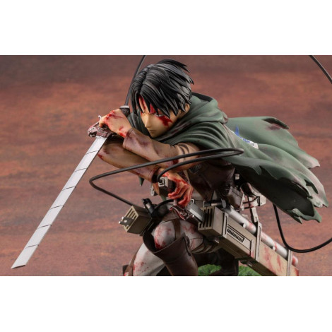 Attack on Titan Estatua ARTFXJ PVC 1/7 Levi Fortitude Ver. 17 cm