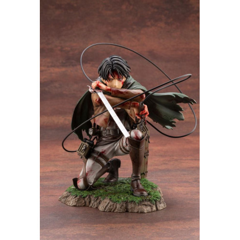 Attack on Titan Estatua ARTFXJ PVC 1/7 Levi Fortitude Ver. 17 cm