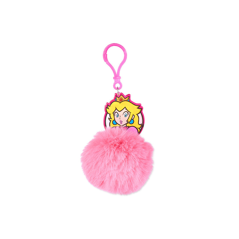 Porta-chaves Super Mario Princess Peach Pompom