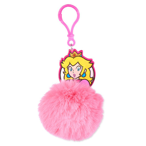 Porta-chaves Super Mario Princess Peach Pompom