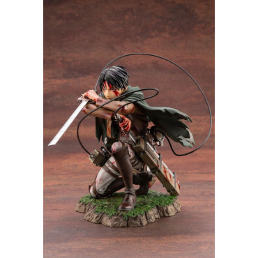 Attack on Titan Estatua ARTFXJ PVC 1/7 Levi Fortitude Ver. 17 cm