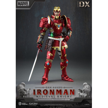 Figura Dinâmica 8H Iron Man Cavaleiro Medieval