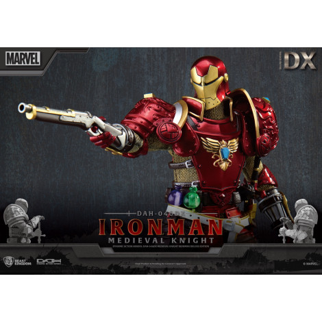 Figura Dinâmica 8H Iron Man Cavaleiro Medieval