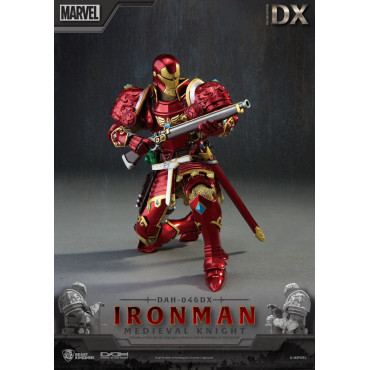 Figura Dinâmica 8H Iron Man Cavaleiro Medieval