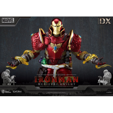 Figura Dinâmica 8H Iron Man Cavaleiro Medieval