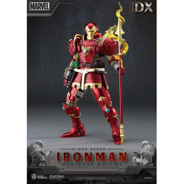 Figura Dinâmica 8H Iron Man Cavaleiro Medieval