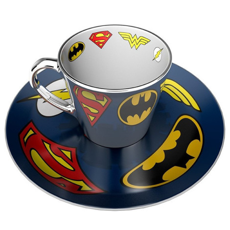 Conjunto de chávena de café e prato DC Comics Deluxe