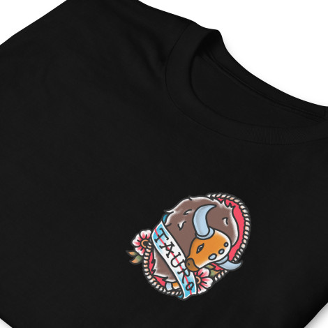 T-shirt Pokémon zodiac Taurus preta