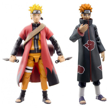 Conjunto de 2 figuras de Pain e Naruto Sage Mode Edição Limitada