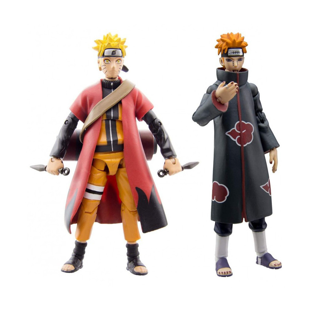 Conjunto de 2 figuras de Pain e Naruto Sage Mode Edição Limitada