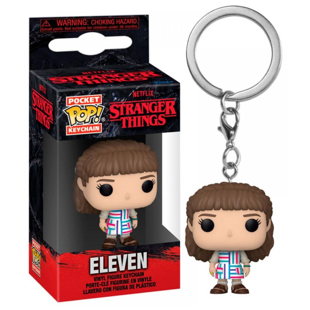 Mini-Chaveiro Funko Pop! Eleven Stranger Things 4