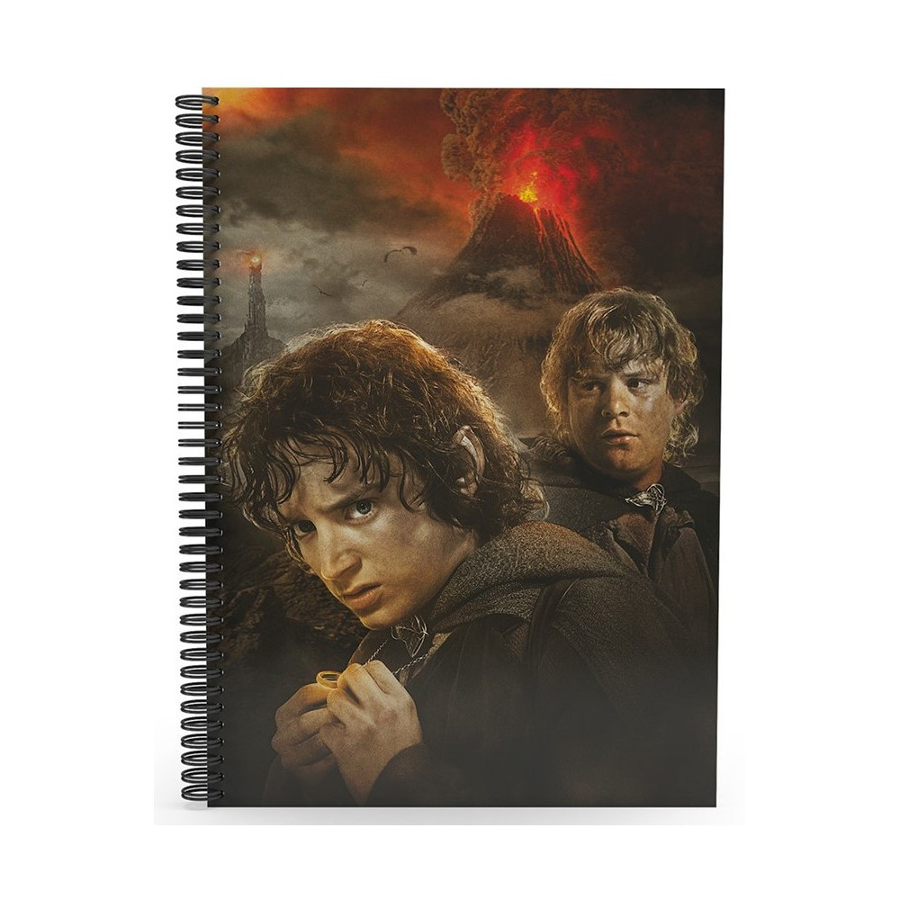 Caderno 3D Frodo e Sam O Senhor dos Anéis