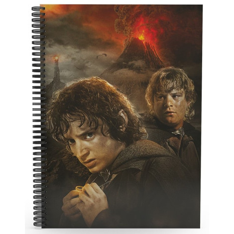 Caderno 3D Frodo e Sam O Senhor dos Anéis