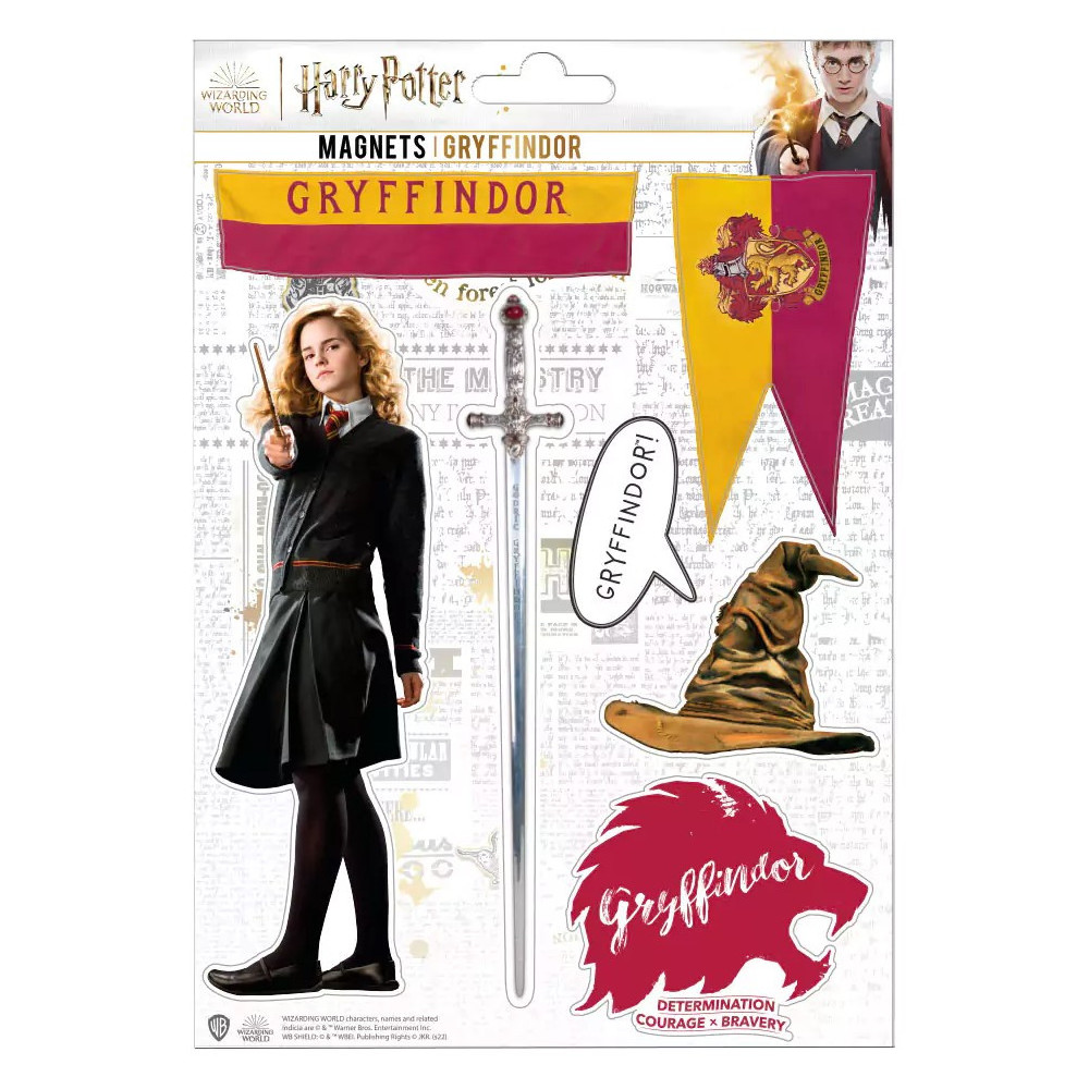 Conjunto de ímanes Gryffindor Harry Potter