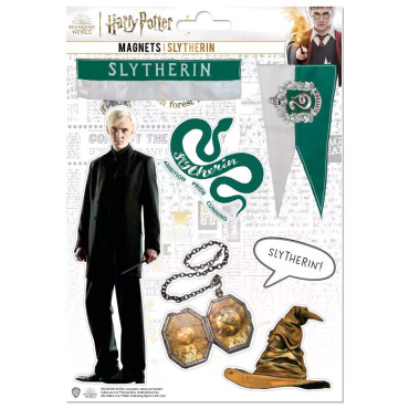 Conjunto de ímanes Harry Potter Slytherin