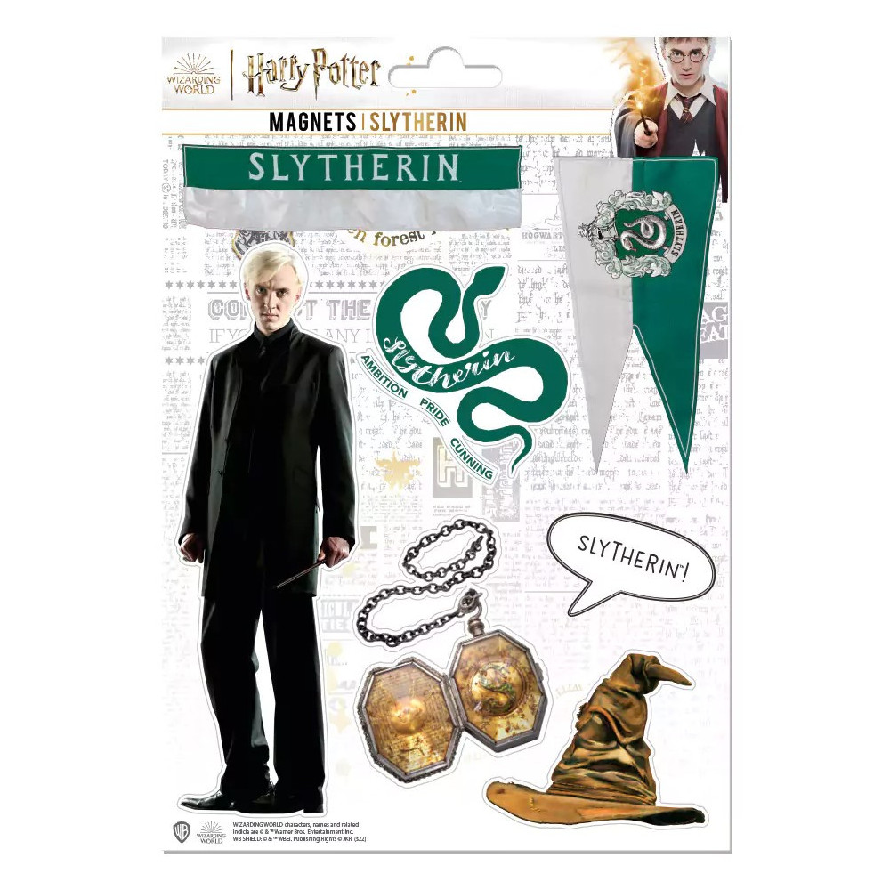 Conjunto de ímanes Harry Potter Slytherin