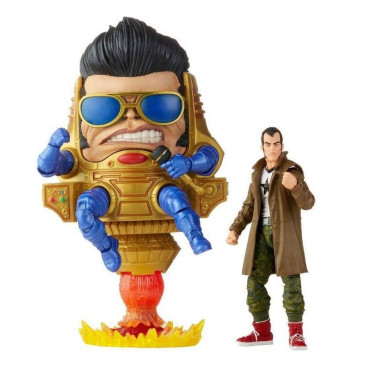 Capitão e Elvis Modok Figuras Marvel Coleção Retro