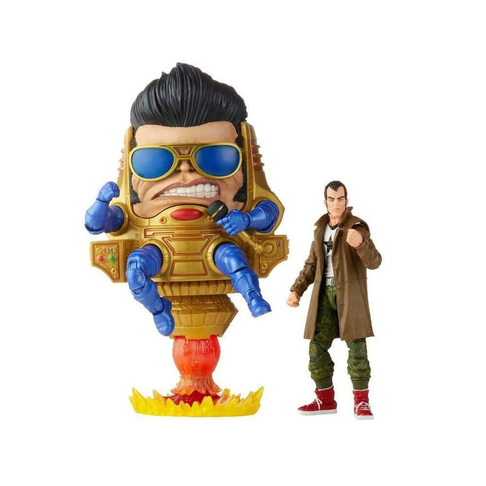 Capitão e Elvis Modok Figuras Marvel Coleção Retro