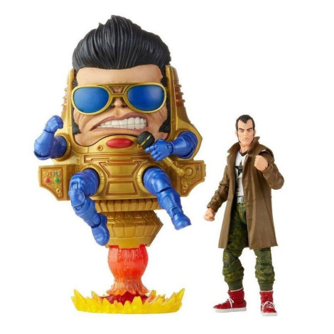 Capitão e Elvis Modok Figuras Marvel Coleção Retro