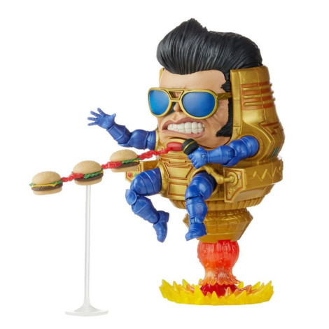 Capitão e Elvis Modok Figuras Marvel Coleção Retro