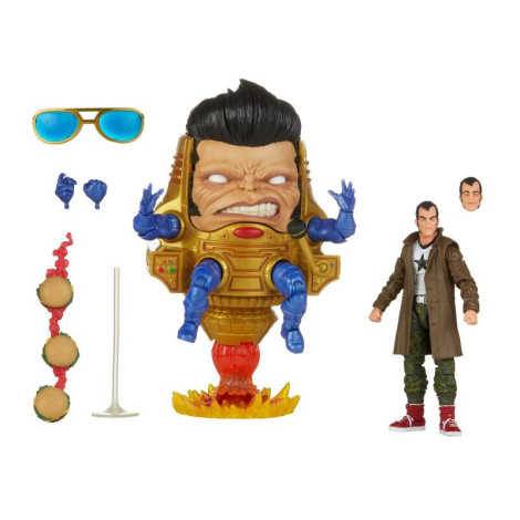 Capitão e Elvis Modok Figuras Marvel Coleção Retro