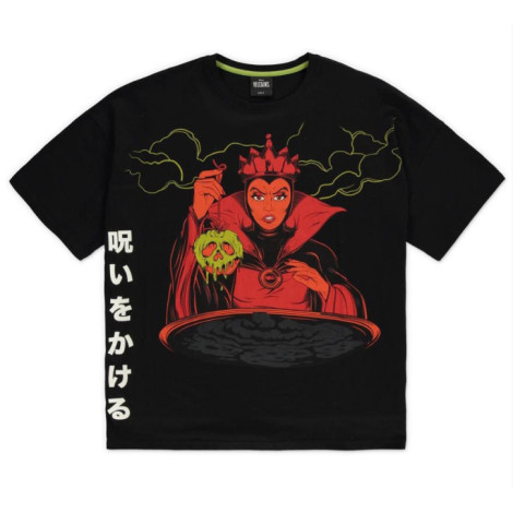 T-Shirt Oversized Villainesses Branca de Neve Madrasta