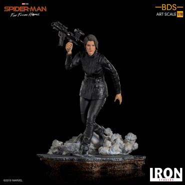 Figura Marvel Spiderman Longe de Casa Maria Hill Escala de Arte