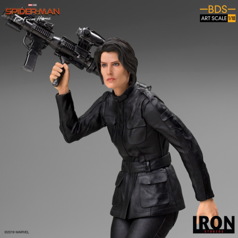 Figura Marvel Spiderman Longe de Casa Maria Hill Escala de Arte