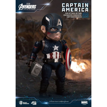 Figura de ataque do ovo do Capitão América Vingadores: Ultimato