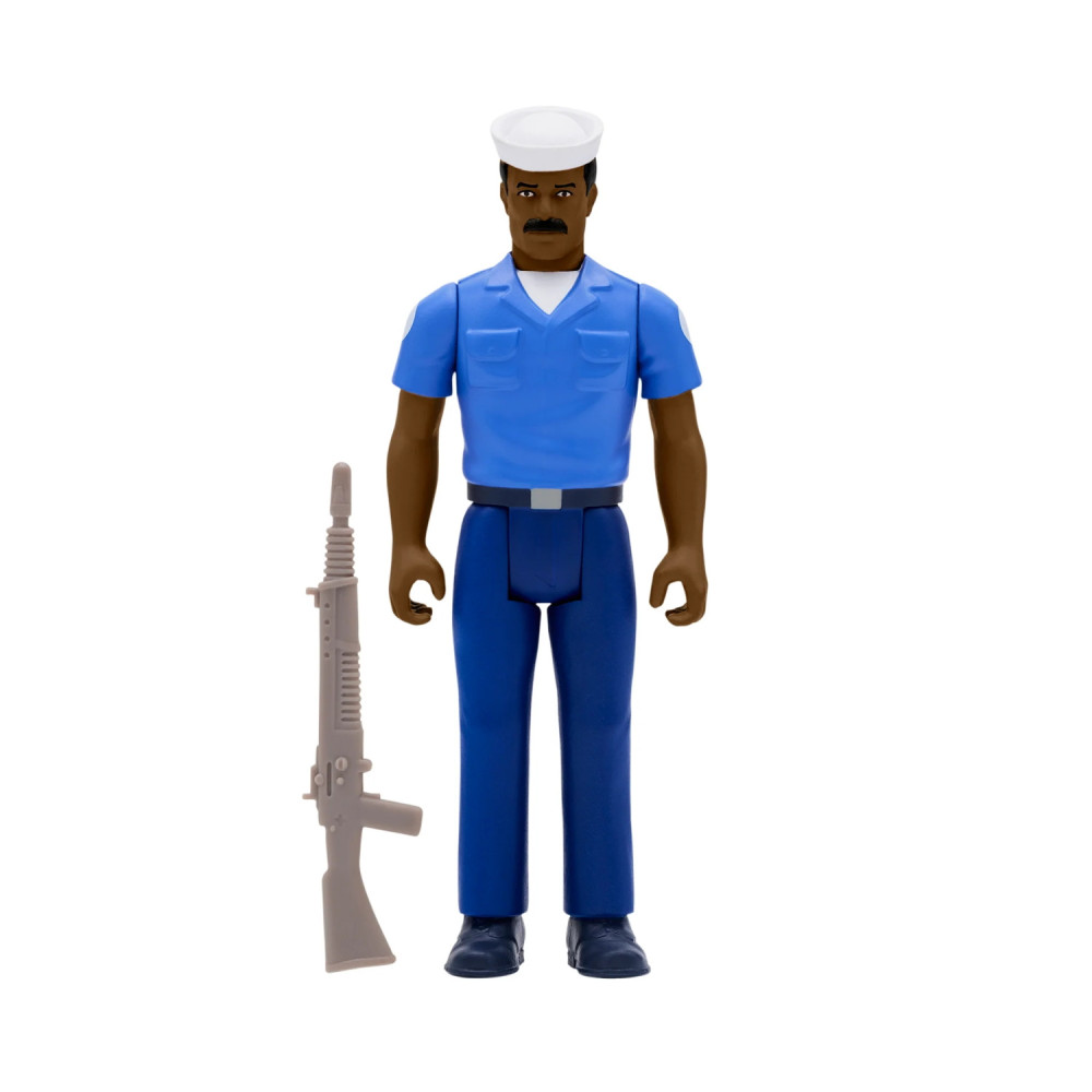 Reaction Figure GI Joe Blueshirt Mustache Castanho