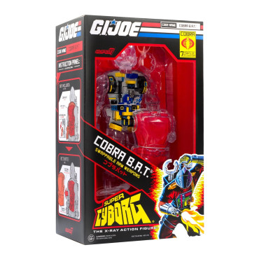 Cyborg G.I. Joe Cobra Bat Clear Figure